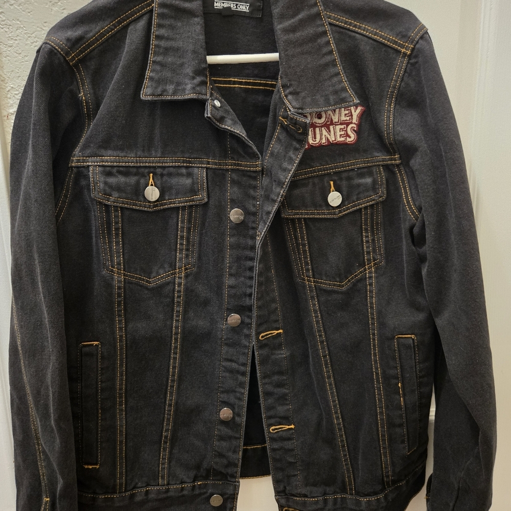 Members Only Looney Tunes Denim Jacket
